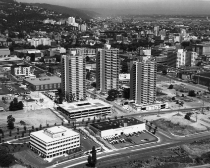 Aerial view circa 1967
